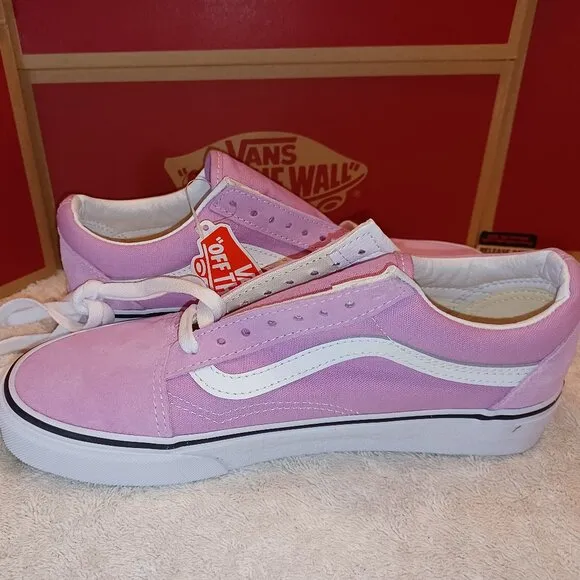 Vans Men's 7/Women's 8.5 Old Skool Lilac Purple Skate Shoes