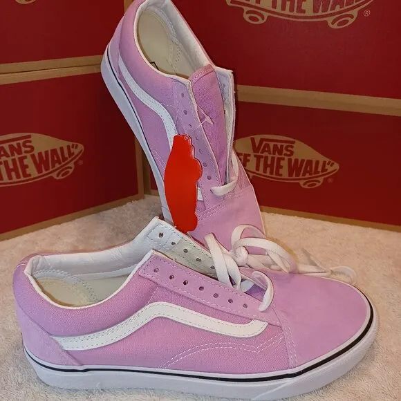 Vans Men's 7/Women's 8.5 Old Skool Lilac Purple Skate Shoes