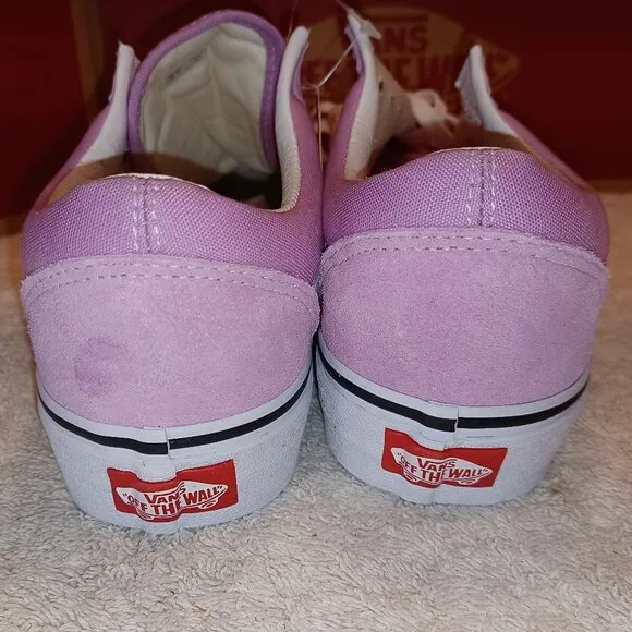 Vans Men's 7/Women's 8.5 Old Skool Lilac Purple Skate Shoes