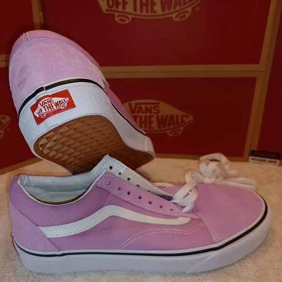 Vans Men's 7/Women's 8.5 Old Skool Lilac Purple Skate Shoes