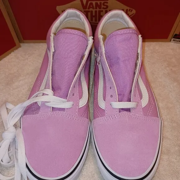 Vans Men's 7/Women's 8.5 Old Skool Lilac Purple Skate Shoes
