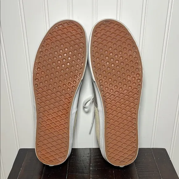 Vans Men's Color block tan and brown suede &amp; fabric lace up sneakers