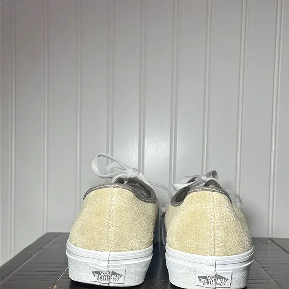 Vans Men's Color block tan and brown suede &amp; fabric lace up sneakers