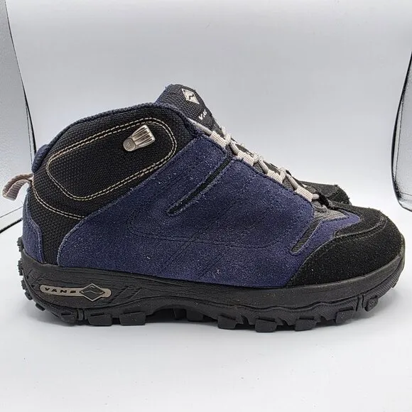 Vans Mens Size 7 Blue Black Hiking Shoes Camping Outdoors Trails Summer