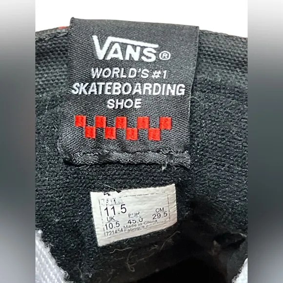 🟡Vans Men’s Thrasher x Skate Sk8-Hi 'Allover Thrasher Logo Shoes Size 11.5