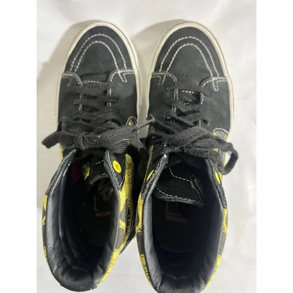 VANS Mike Gigliotti x SpongeBob SquarePants x Skate Sk8- High Black SZ 6.5