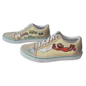 Vans Off The Wall x Sesame Street Elmo Skate Shoes Women's Size 8 Mens size 6.5