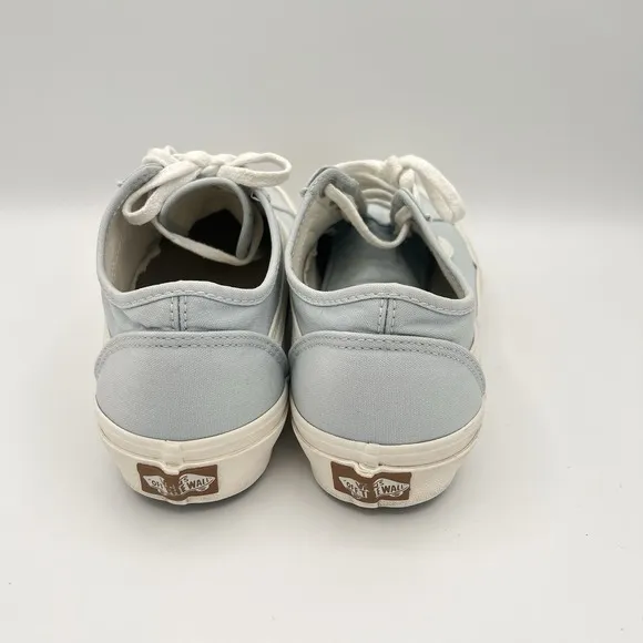 VANS Old Skool Canvas Skate Board Lace-up Shoes Light Blue Mens 7 Womens 8.5