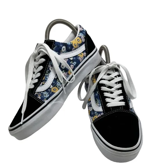 Vans Old Skool Floral Shoes Sneakers Women’s US Size 7 New w/o Box
