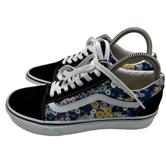 Vans Old Skool Floral Shoes Sneakers Women’s US Size 7 New w/o Box