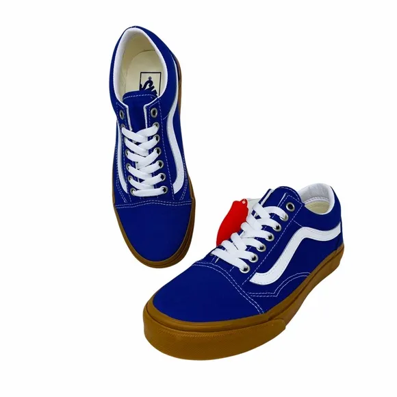 Vans Old Skool Gum Spectrum Blue Skateboard Sneaker