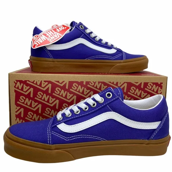 Vans Old Skool Gum Spectrum Blue Skateboard Sneaker
