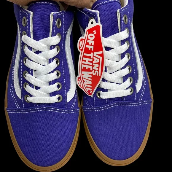 Vans Old Skool Gum Spectrum Blue Skateboard Sneaker