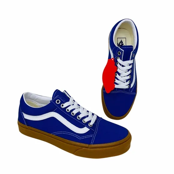 Vans Old Skool Gum Spectrum Blue Skateboard Sneaker