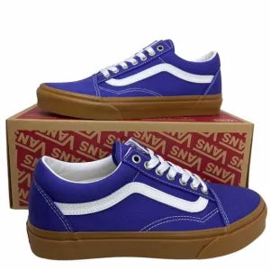 Vans Old Skool Gum Spectrum Blue White Sneakers
