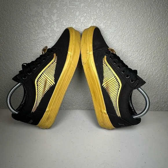 Vans Old Skool Harry Potter Golden Snitch Sneakers Shoes Skate Mens 8 Womens 9.5