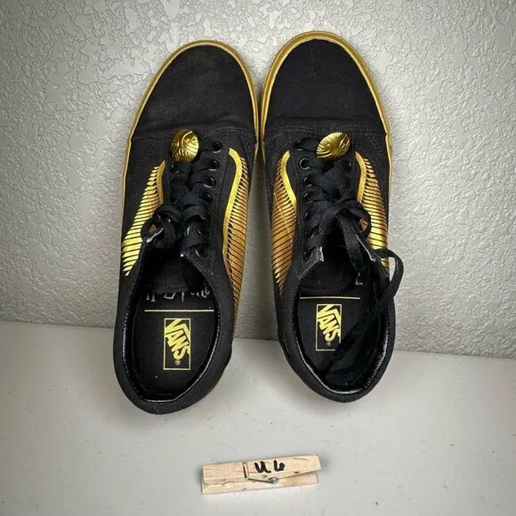 Vans Old Skool Harry Potter Golden Snitch Sneakers Shoes Skate Mens 8 Womens 9.5