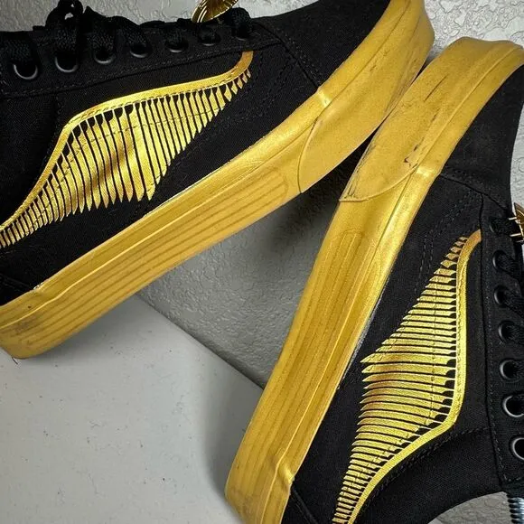 Vans Old Skool Harry Potter Golden Snitch Sneakers Shoes Skate Mens 8 Womens 9.5