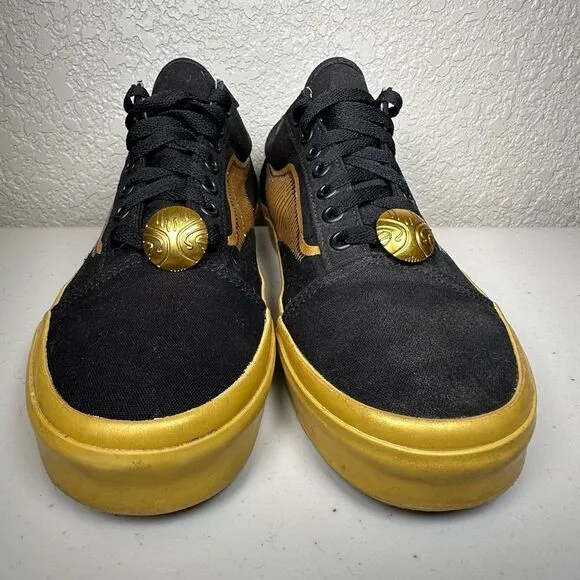 Vans Old Skool Harry Potter Golden Snitch Sneakers Shoes Skate Mens 8 Womens 9.5