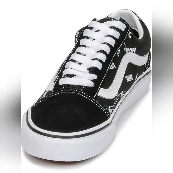 Vans Old Skool Logo Black &amp; White