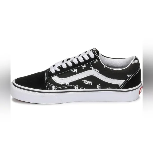 Vans Old Skool Logo Black &amp; White