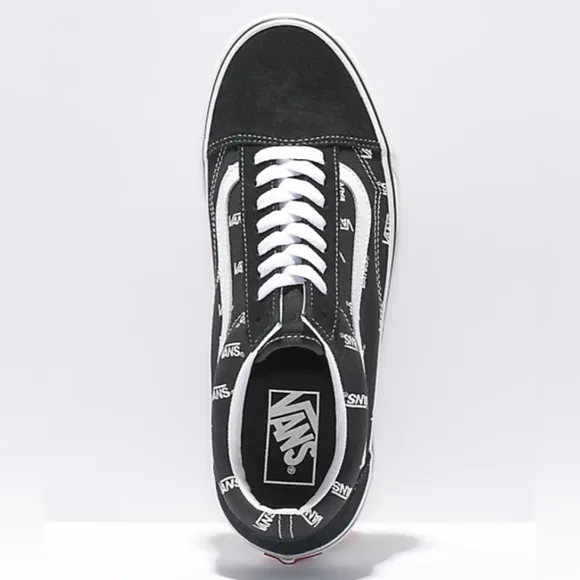 Vans Old Skool Logo Black &amp; White