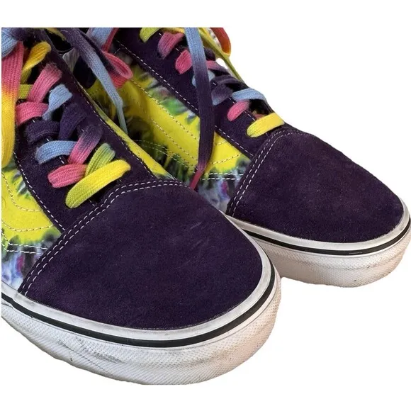 VANS Old Skool Tie-Dye Mysterio Skate Shoes 11.5 Suede Canvas Skateboarding