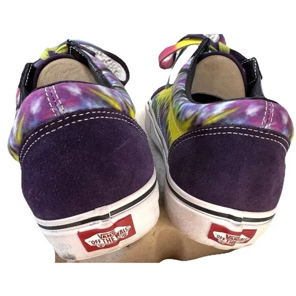 VANS Old Skool Tie-Dye Mysterio Skate Shoes 11.5 Suede Canvas Skateboarding
