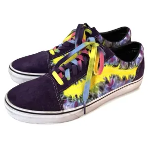 VANS Old Skool Tie-Dye Mysterio Skate Shoes 11.5 Suede Canvas Skateboarding