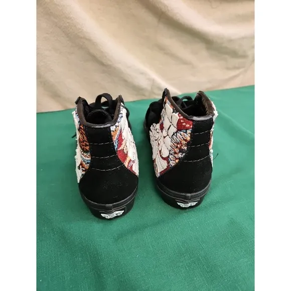 Vans OTW Sk8-Hi HAZY BONES Applied 3D Black White Skate Shoes Mens Size 4 Youth
