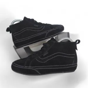 Vans Seahurst Mid Moc Skate Shoes Black Suede Women's 5.5