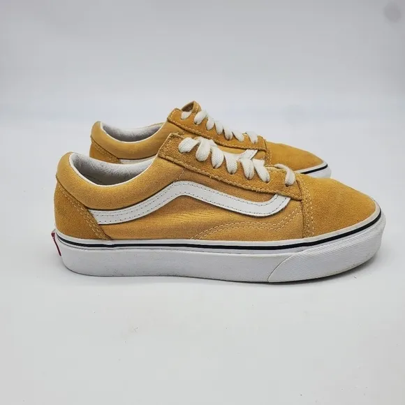 Vans Shoes Men 4.5 Women 6 Off The Wall Unisex Old Skool Classic Skate Yellow