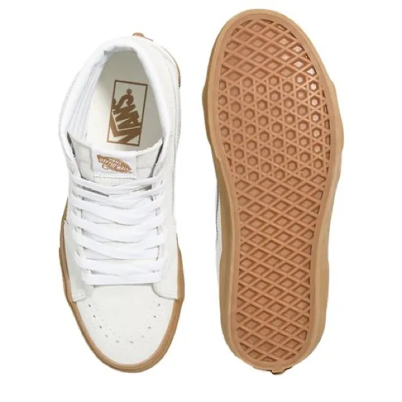 Vans SK8-Hi Corduroy Skate Shoe, Pop marshmallow