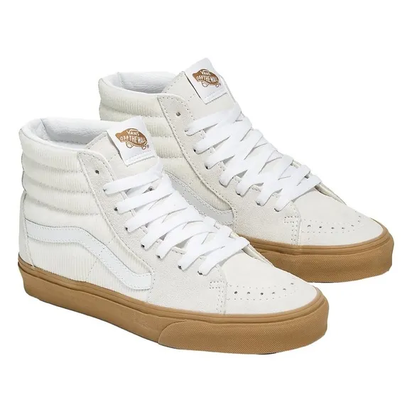 Vans SK8-Hi Corduroy Skate Shoe, Pop marshmallow