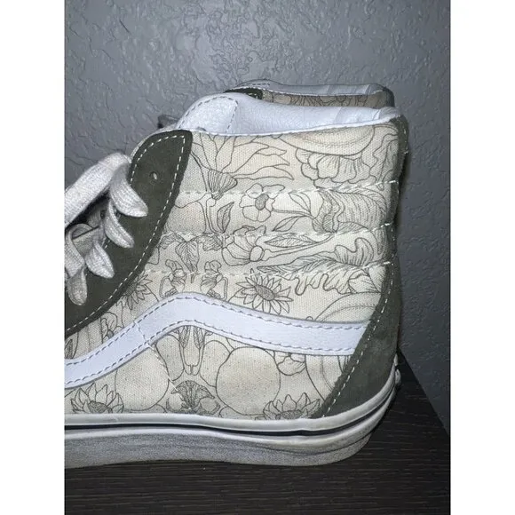 Vans SK8 Hi Desert Skulls Grape Leaf Men's Classic Skate Shoes Youth Men’s 4.0