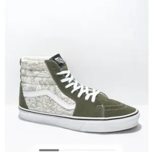 Vans SK8 Hi Desert Skulls Grape Leaf Men's Classic Skate Shoes Youth Men’s 4.0