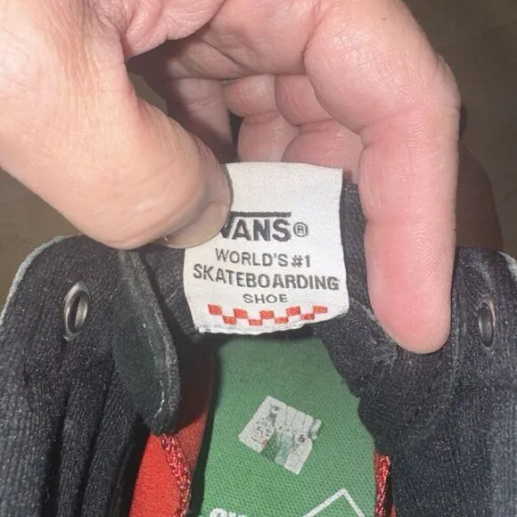 Vans SK8 Hi Skateistan Checkerboard Men's Classic Skate Shoes Size 8-9