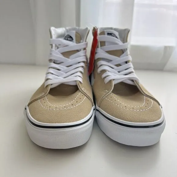 Vans SK8 Hi Taos Taupe Shoes Size Men's 9 OR Women's 10.5 Skate Suede Padded NEW