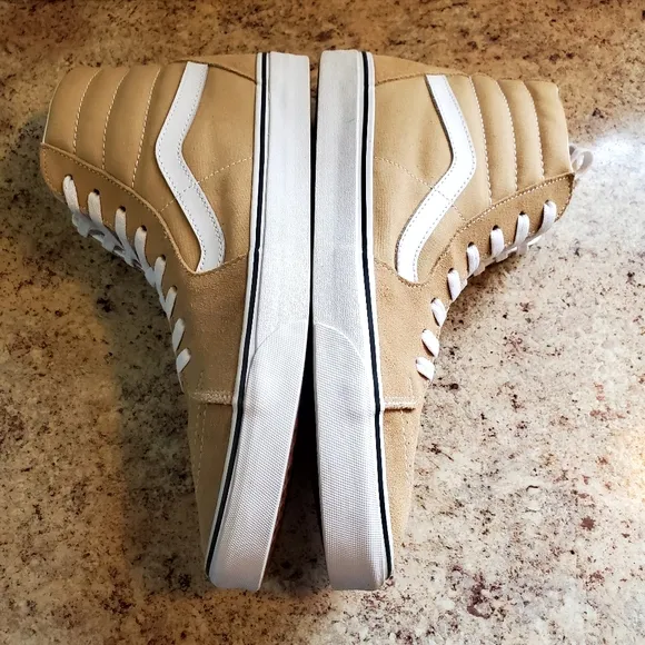 Vans Sk8-Hi Taos Taupe Skate Shoes Size 13
