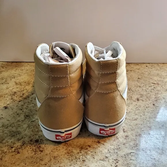 Vans Sk8-Hi Taos Taupe Skate Shoes Size 13