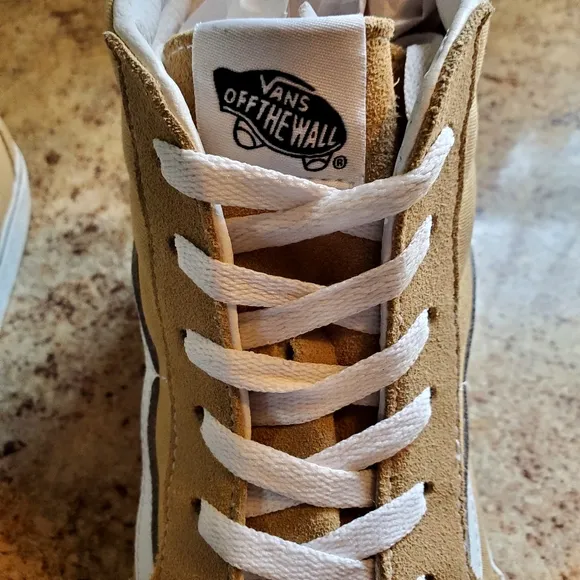 Vans Sk8-Hi Taos Taupe Skate Shoes Size 13