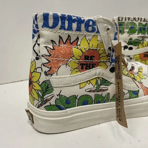 VANS Sk8-Hi Tapered Eco Theory - Eco Positivity Skate Shoes Size 11 Sneakers
