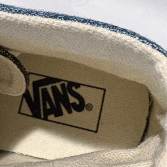 Vans - Sk8-Hi Tapered Threaded Denim Black/White High Top Sneakers- Size 11