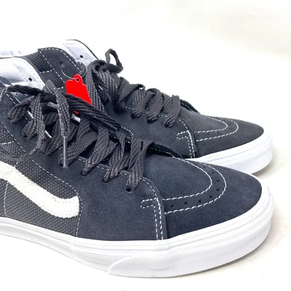 VANS Sk8-Hi Textured Asphalt Skate Shoes Women Sneakers Suede Canvas VN0005U91O7