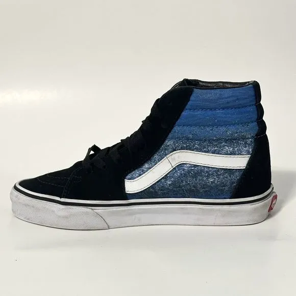 VANS Sk8 Hi Top Discovery Shark Week Skate Sneaker Shoes Men's Size 6 / W 7.5