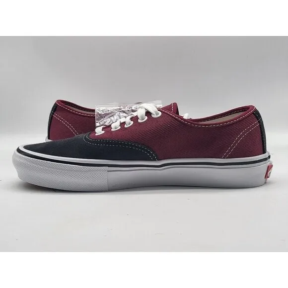 Vans Skate Authentic Asphalt Pomegrante Burgundy Shoes VN0A5FC8249 Size 6.5
