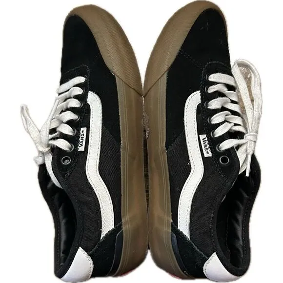 Vans Skate Old Skool Shoes Black/White/Gum Ultracush 3D‎ Mens 7.5 Chima Ferguson