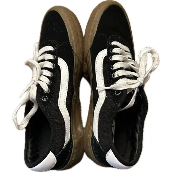 Vans Skate Old Skool Shoes Black/White/Gum Ultracush 3D‎ Mens 7.5 Chima Ferguson