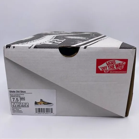Vans Skate Old Skool x Bruce Lee Limited Edition Men's Shoes  |  Size:  7.5