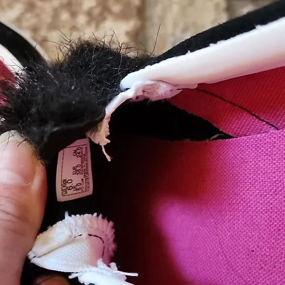 Vans Slip On Friend Party Fur Black Skate Shoes